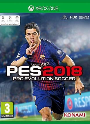 Pes 2018 (xbox one) (новий)
