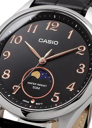 Годинник чоловічий casio mtp-m110l-1a moon phase