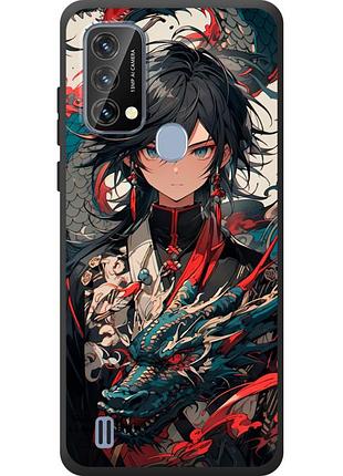 Чохол силіконовий з картинкою на blackview a50 (аніме, anime)