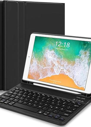 Чохол з клавіатурою для ipad 9.7 2018 (6-го покоління)/5-го покоління 2017, ipad air 2 & 1, магнітна бездротова qwertz німецька з