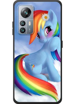 Чехол силиконовый с картинкой на blackview a85 (литл пони, my little pony)