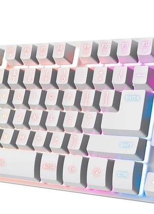 Ігрова клавіатура trust gaming gxt 833w thado gaming keyboard tkl італійська розкладка qwerty, на 20% менший компактний дизайн,