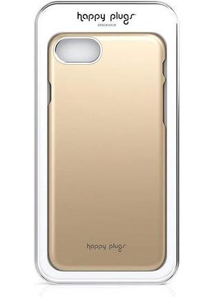 Ультратонкий защитный чехол happy plugs для apple iphone 7, цвет шампанского