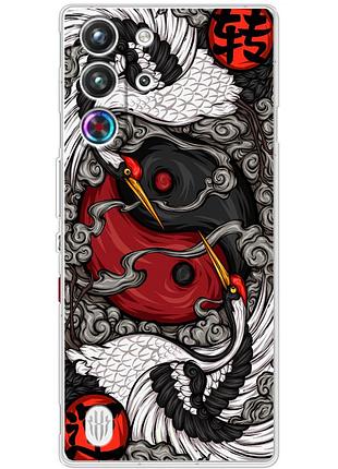 Чехол силиконовый с картинкой на zte nubia redmagic 10 pro (знак инь янь)