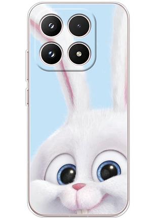 Чохол силіконовий з картинкою на xiaomi 17 (кролик сніжок)