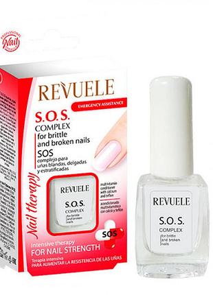 Sos-комплекс для ломких и сломанных ногтей revuele nail therapy 10 мл