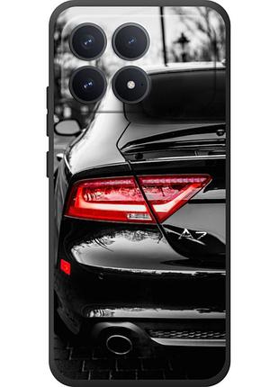 Чехол силиконовый с картинкой на xiaomi poco f8 pro (машина, audi a7)