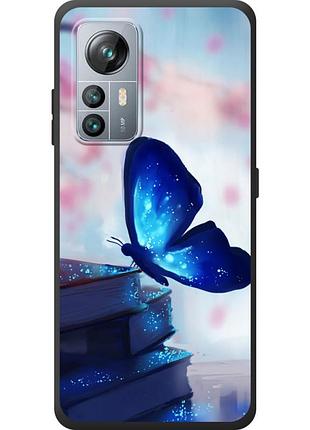 Чохол силіконовий з картинкою на blackview a85 (метелик)