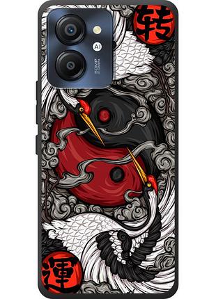 Чохол силіконовий з картинкою на blackview color 8 (знак инь янь)