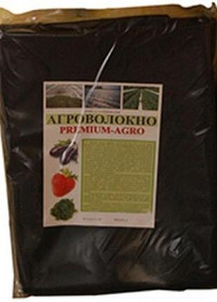 Агроволокно р-60 г/м2 1.6/5м (пакетоване) чорне (мульча)