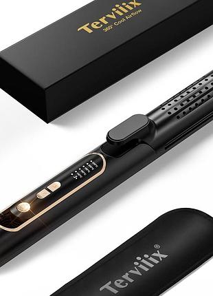 Terviiix airflow styler плойка, плойка, великі локони, випрямлячі локони та випрямлення, із захистом від ошпарювання та