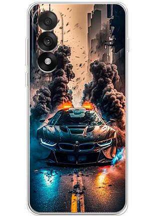 Чехол силиконовый с картинкой на oneplus nord 5 (машина bmw i8)