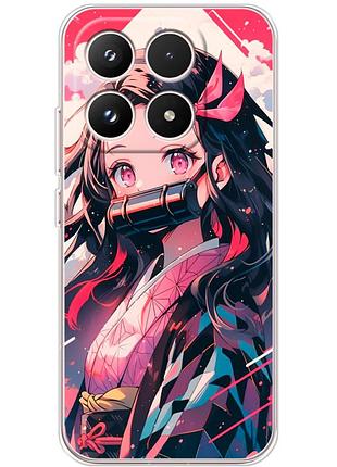 Чехол силиконовый с картинкой на xiaomi 17 (аниме, anime)