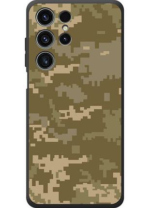 Чохол силіконовий з картинкою на oukitel c1 (патріотичний, камуфляж піксель)