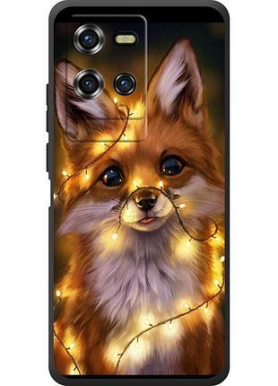 Чехол силиконовый с картинкой на oukitel wp50 (новогодний, лисичка)