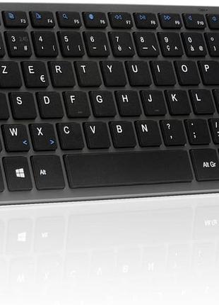Беспроводная bluetooth-клавиатура bluestork, мини-клавиатура azerty, французская клавиатура, легкая,