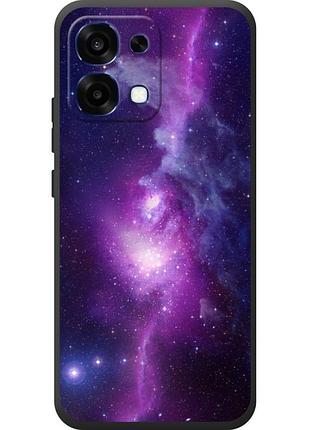 Чехол силиконовый с картинкой на oppo a6 pro (космос)