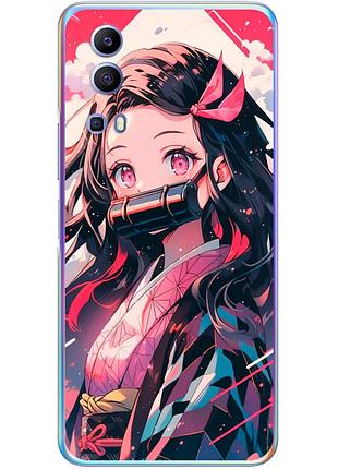 Чохол силіконовий з картинкою на vivo y72 5g (аніме, anime)