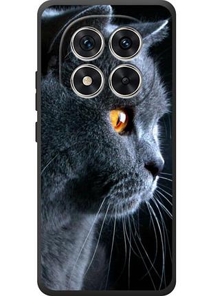 Чехол силиконовый с картинкой на xiaomi poco m8 pro (британский кот)