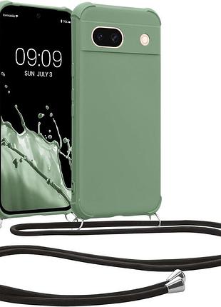 Чохол для намиста kwmobile, сумісний із чохлом google pixel 8a – чохол зі шнуром для підвішування – силіконовий захисний чохол