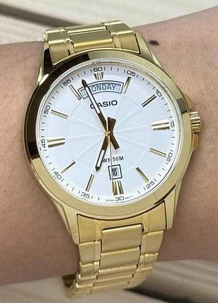 Годинник чоловічий casio mtp-1381gd-7a timeless collection