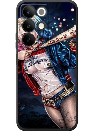 Чехол силиконовый с картинкой на realme c85 (харли квинн, harley quinn)