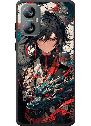 Чохол силіконовий з картинкою на blackview a52 (аніме, anime)