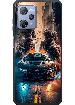 Чехол силиконовый с картинкой на blackview a53 (машина bmw i8)