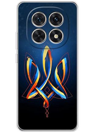 Чехол силиконовый с картинкой на xiaomi redmi note 15 5g (патриотический, герб украины)