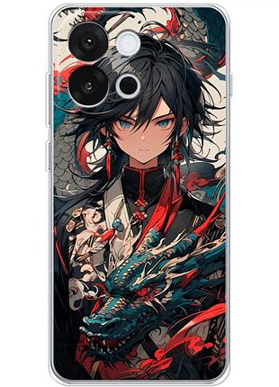 Чехол силиконовый с картинкой на oneplus 13 t (аниме, anime)