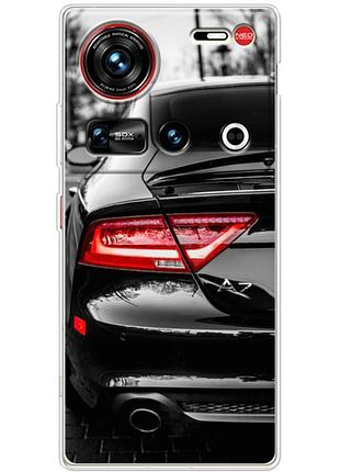 Чехол силиконовый с картинкой на zte nubia z70 ultra (машина, audi a7)