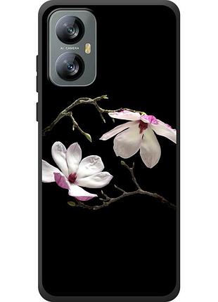 Чехол силиконовый с картинкой на blackview a52 pro (цветок, монголия)