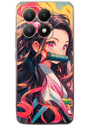 Чехол силиконовый с картинкой на xiaomi 15t (аниме, anime)