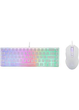 G-lab — combo hydrogen — игровая клавиатура, 60% проводная rgb-подсветка компактного формата azerty + 6 кнопок