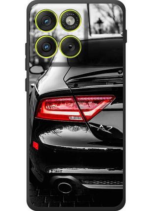 Чехол силиконовый с картинкой на motorola edge 70 (машина, audi a7)