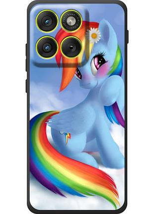 Чохол силіконовий з картинкою на motorola edge 70 (літл поні, my little pony)