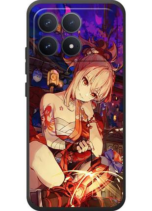Чехол силиконовый с картинкой на xiaomi poco f8 pro (аниме, anime)