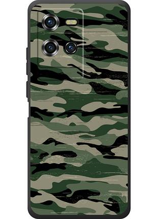 Чехол силиконовый с картинкой на oukitel wp50 (патриотический, камуфляж)