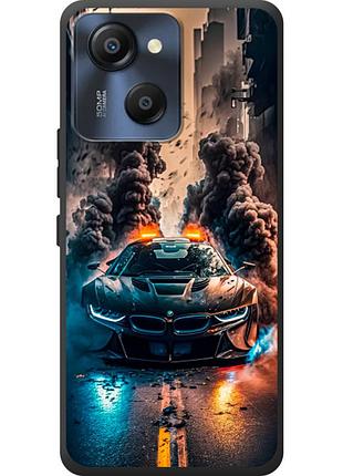 Чохол силіконовий з картинкою на blackview oscal modern 8 (машина bmw i8)