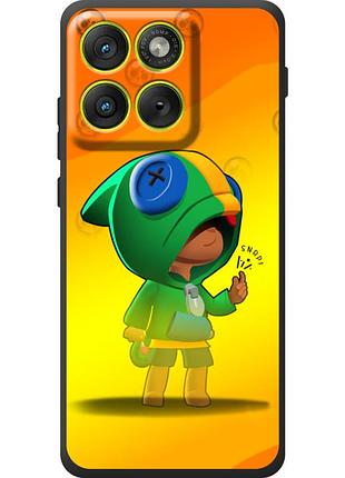 Чехол силиконовый с картинкой на motorola edge 70 (бравл старс, brawl stars)