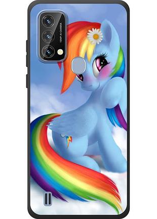 Чехол силиконовый с картинкой на blackview a50 (литл пони, my little pony)