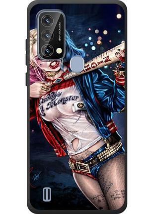 Чохол силіконовий з картинкою на blackview a50 (харли квинн, harley quinn)