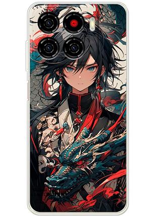 Чохол силіконовий з картинкою на zte blade a56 (аніме, anime)