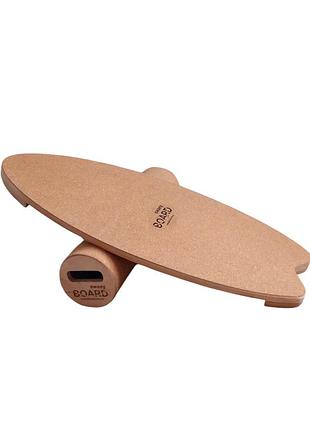 Балансборд swayboard wave cork валик 13см с пробковым покрытием