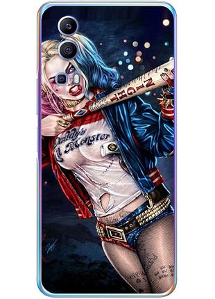 Чохол силіконовий з картинкою на vivo y72 5g (харли квинн, harley quinn)