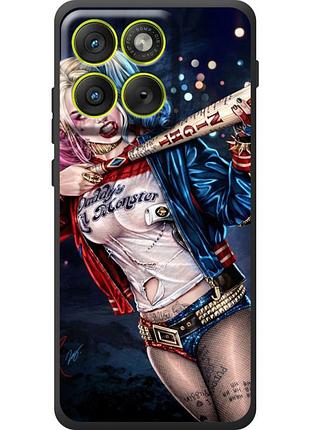 Чохол силіконовий з картинкою на motorola edge 70 (харли квинн, harley quinn)