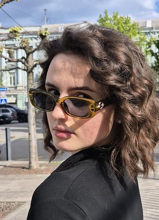 Окуляри сонцезахисні, прямокутні окуляри жіночі