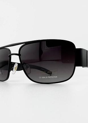 Чоловічі сонцезахисні окуляри marc john mj 0806 col.01-g4 з поляризацією чорний градієнт