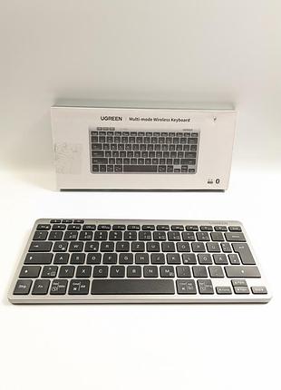 Многорежимная беспроводная клавиатура ugreen k551 с немецкой раскладкой qwertz уценка