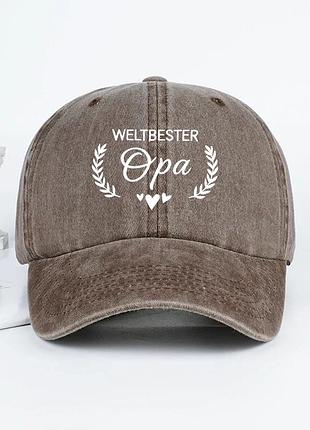 Кепка / бейсболка weltbester opa